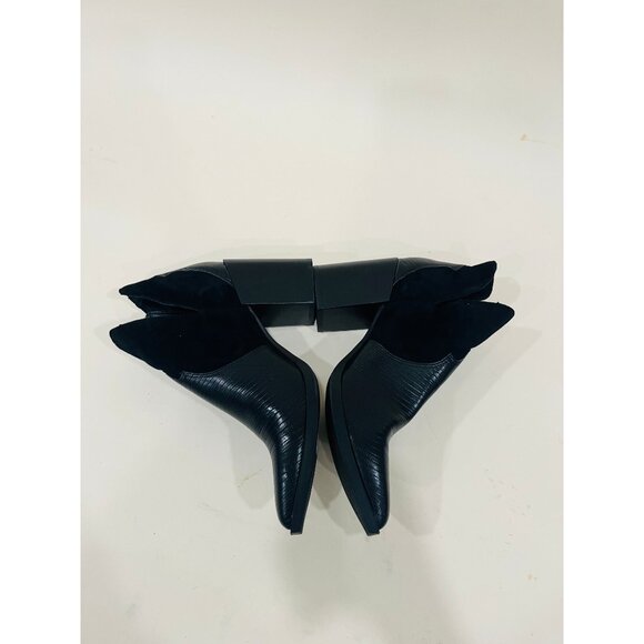 Steve Madden Black Chaya Leather Booties Womens 9 - Picture 3 of 5